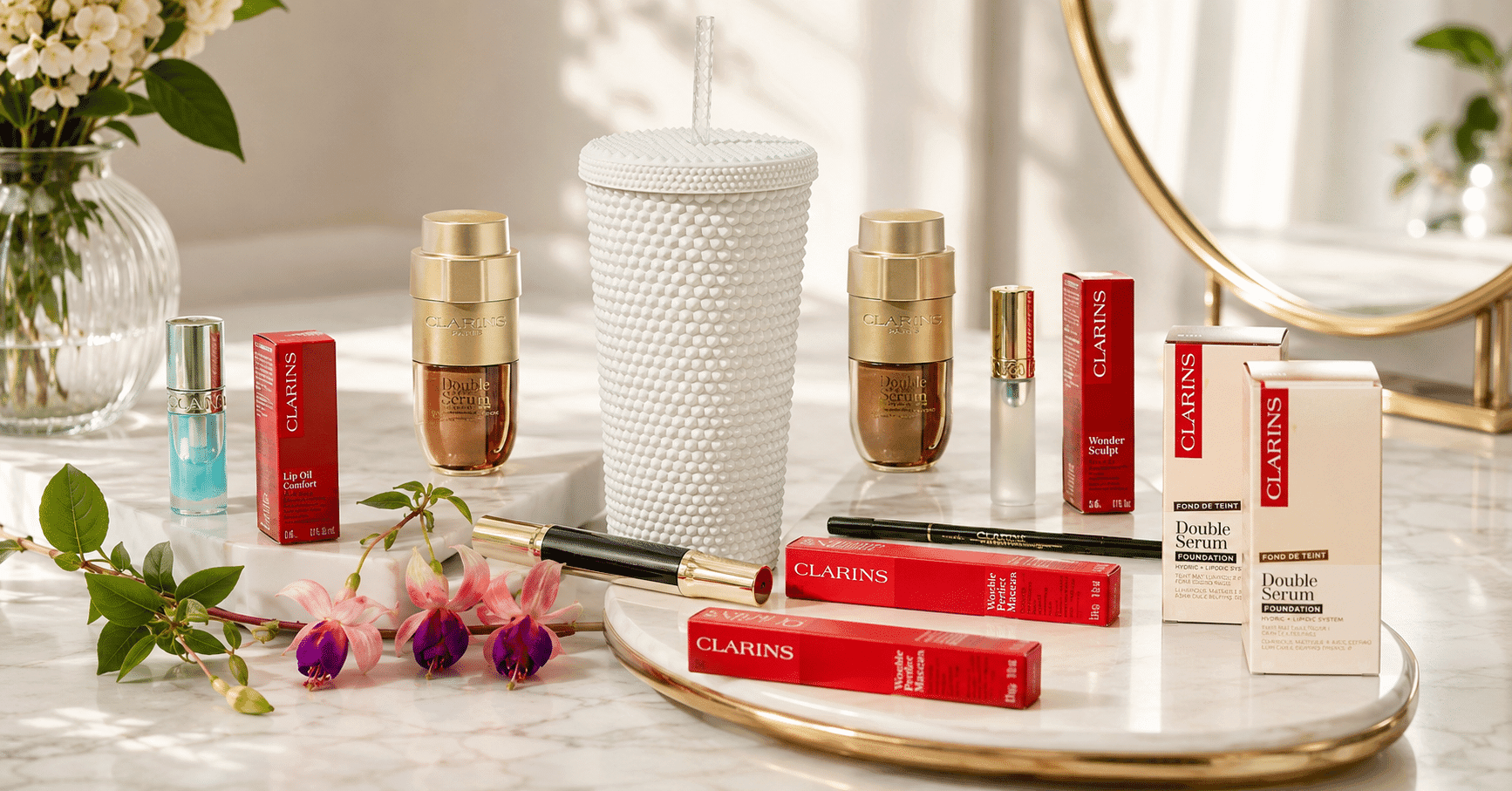 Participez et gagnez un coffret maquillage Clarins rempli de nouveautés