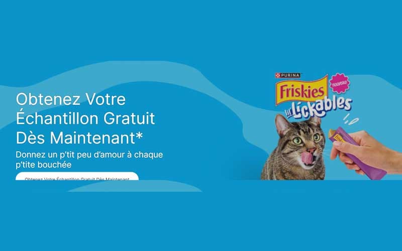 Découvrez les gâteries Friskies Lil’ Lickables pour votre chat