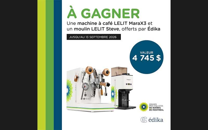 Tentez de gagner une machine à café LELIT MaraX3 grâce à Édika