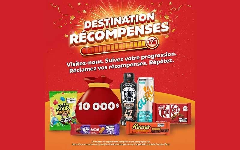 Courez la chance de gagner jusqu'à 10 000 $ avec Couche-Tard
