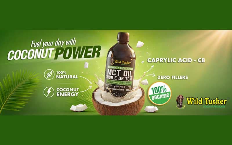 Découvrez et testez gratuitement l'huile MCT bio de Wild Tusker