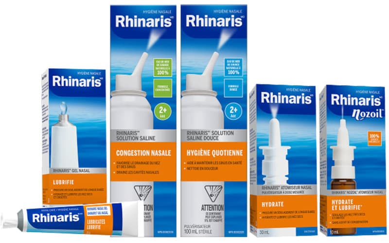Obtenez 3$ de rabais sur les produits Rhinaris et respirez en toute sérénité