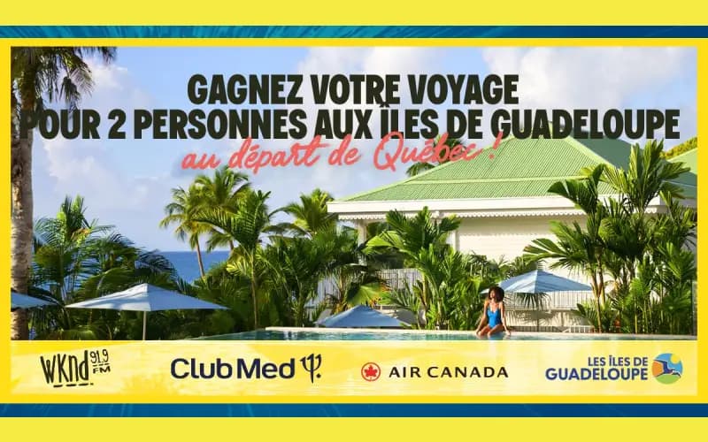 Évadez-vous vers la Guadeloupe avec le Concours WKND