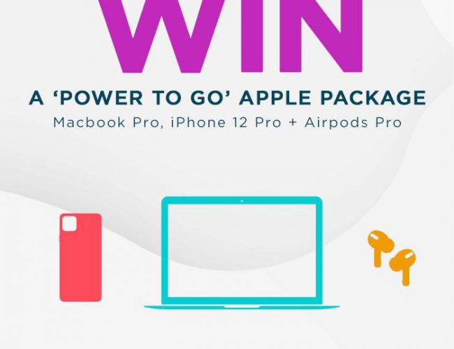 Concours: Gagnez un iPhone 12 Pro, un ordinateur Macbook Pro et des écouteurs AirPods Pro