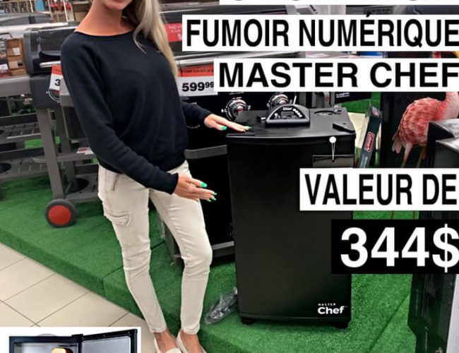 Concours  Haiexpert : Un fumoir Numérique MASTER CHEF (344$) à remporter