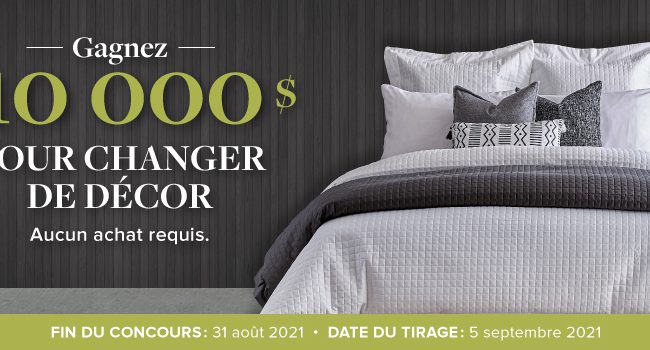 Concours Linen Chest : Gagnez une carte-cadeau d’une valeur commercial de  10 000$