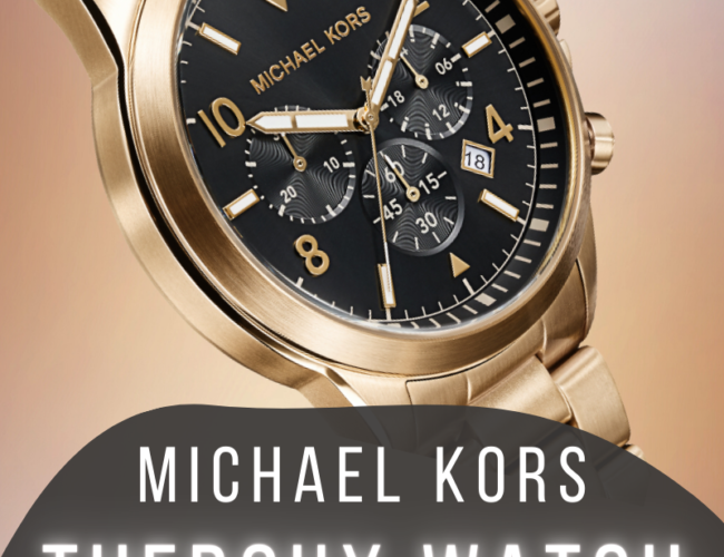 Une belle montre Michael Kors offerte