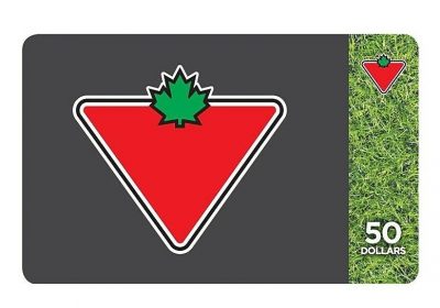 tentez et gagnez une carte cadeau Canadian Tire