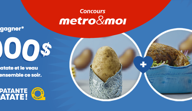 Gagnez 1000$ en carte cadeaux Metro « 2 gagnants »