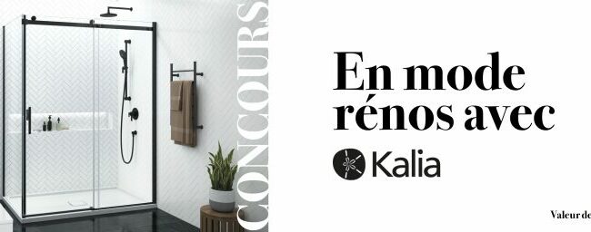 Un ensemble de douche Kalia de 2150$ à remporter