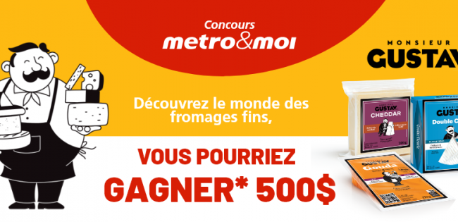 Six cartes cadeaux Metro de 3000$ Offertes