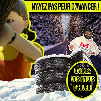 Tentez de gagner un ensemble de pneu d’hiver « 700$ »