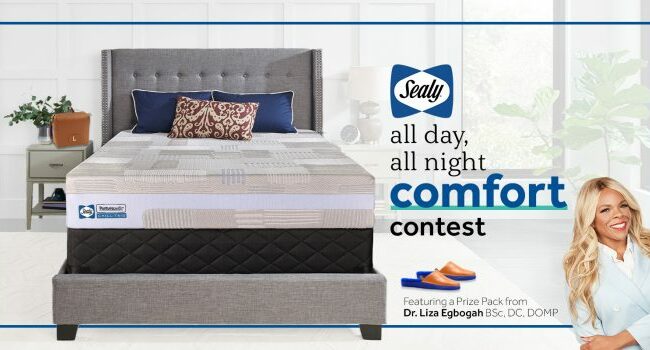 Remporter un matelas Queen Size Sealy plus autres cadeaux Dr.Liza