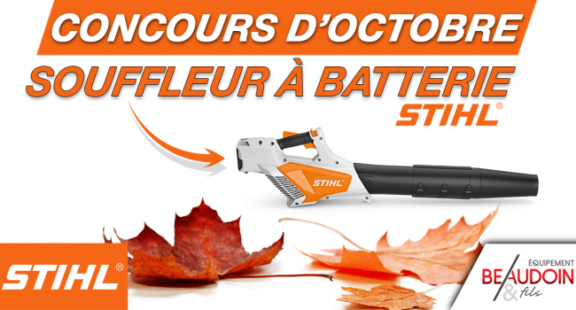 Remportez un souffleur à feuilles STIHL