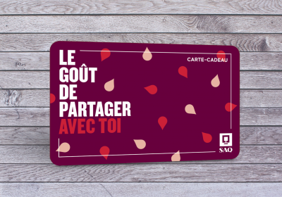 à remporter une carte cadeau SAQ de 100$