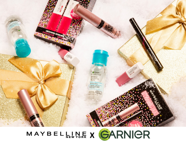 Remportez votre Kit des fêtes Maybelline x Garnier