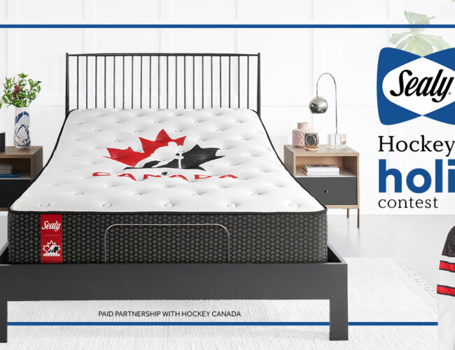 Un matelas Queen Size Sealy plus un maillot Hockey Canada à gagner