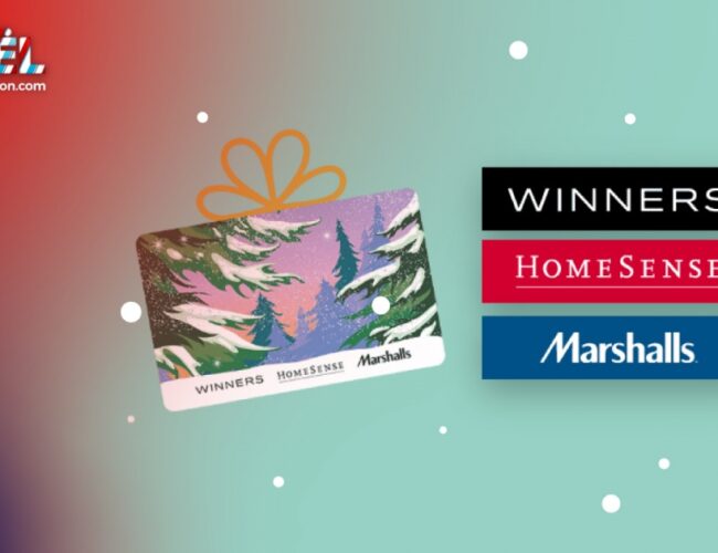 250$ en cartes cadeaux HomeSense, Winners et Marshalls à gagner