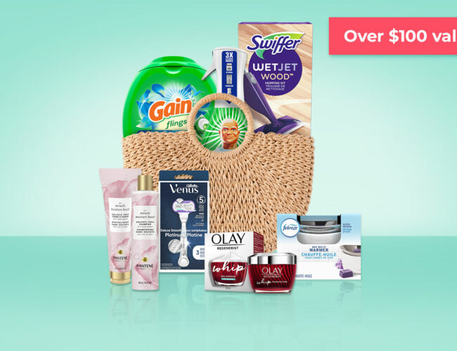 Un panier de produits d’entretien et de beauté P&G (125$) à gagner