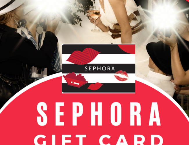 Gagnez DIX cartes cadeaux Sephora