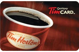 Tentez de gagner une carte cadeau Tim Hortons