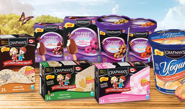 Essayez les nouvelles saveurs de desserts Chapman’s Gratuitement