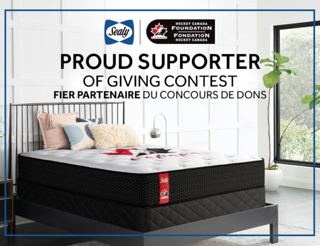 Tentez de gagner un grand matelas plus un ensemble d’oreillers Sealy Canada