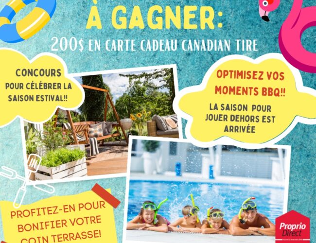 200$ en carte cadeau Canadian Tire à gagner