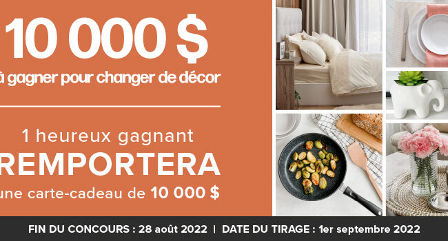 Gagnez une cadeau Linen Chest de 10 000$