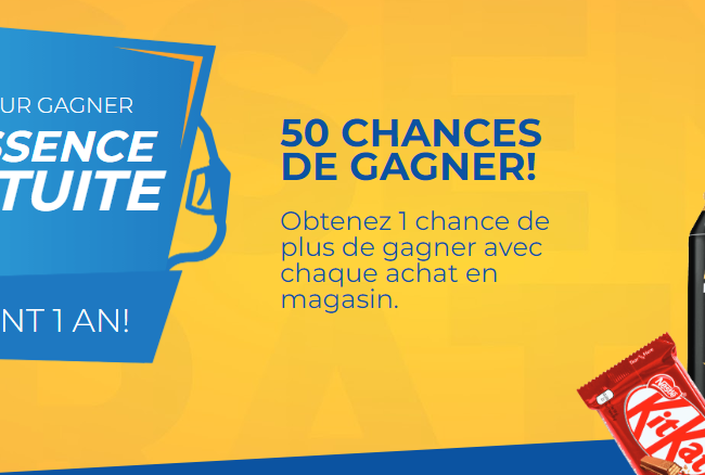 Tentez de gagner 50 prix de carburant gratuit pendant 1 an