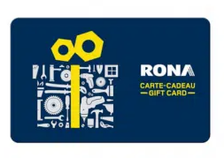 Tentez de Remporter CINQ cartes cadeaux RONA de 1000$