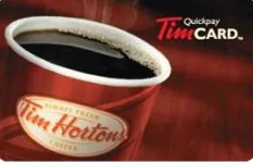 Tentez de gagner une carte cadeau Tim Hortons