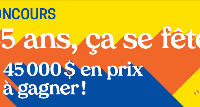 Jeu concours Uniprix: TROIS Prix en argent + 30 cartes cadeaux de 500$ à gagner