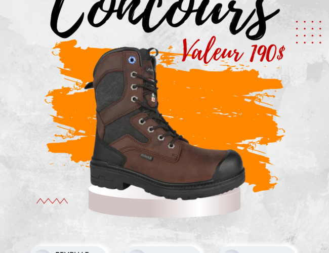 Tentez de gagner des bottes de travail ACTON PRO ICE de la grandeur de votre choix