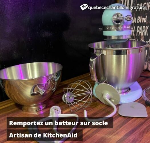 Concours Best buy: Remportez un batteur sur socle Artisan de KitchenAid