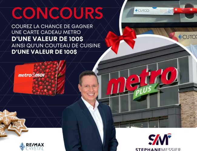 Remportez une carte cadeau Metro de 100$ et plus