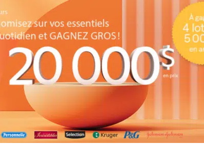 Jeu concours Brunet : Gagnez 4 lots de 5000$ en argent