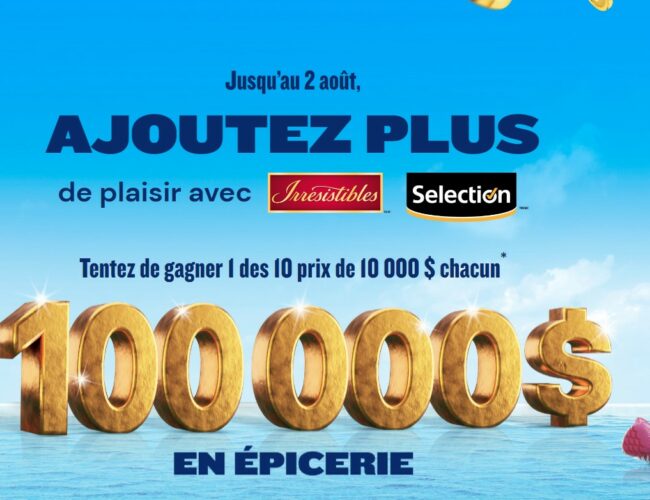 Remportez 10 prix de 10 000$ offerts en cartes cadeaux épicerie chez Super C, Metro ou Marché Richelieu