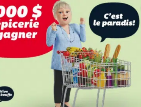 Remportez 3 x 5000$ d’épicerie IGA gratuite