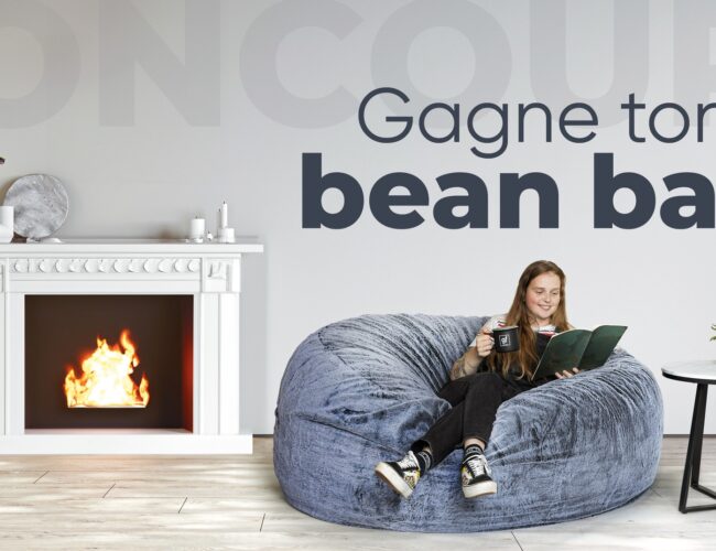 Concours : Gagnez un pouf rond d’une valeur de 350 $ !