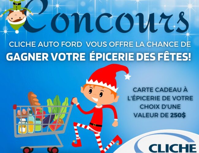 Concours : Remportez 250 $ pour faire vos courses dans l’épicerie de votre choix