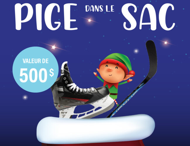 Participez au concours captivant de « Boni-Soir » et tentez de remporter une paire de patins et un bâton de hockey excitants !