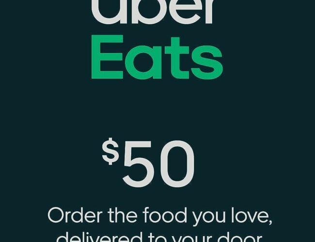 Concours: Remportez une carte-cadeau Uber & Uber Eats d’une valeur de 50$