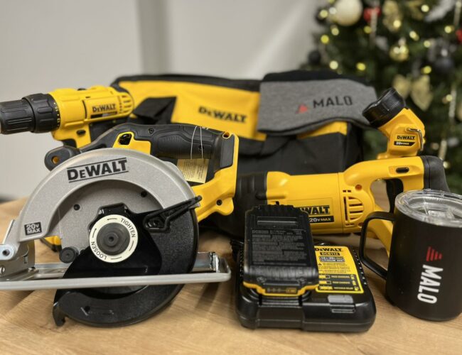 Remportez un lot d’outils DEWALT d’une valeur de 500$!