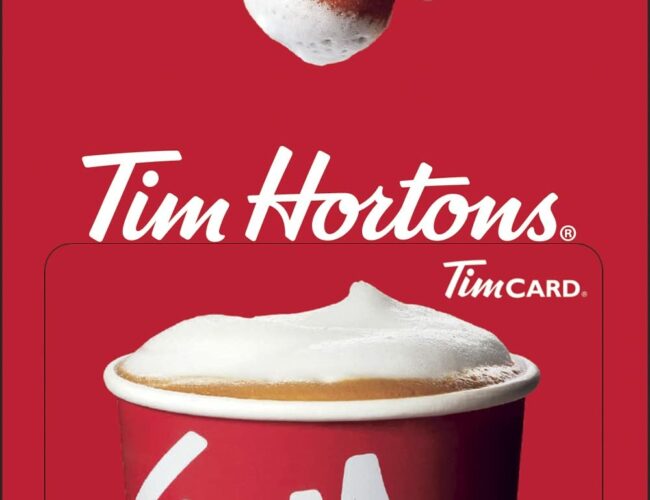 Gagnez une carte-cadeau Tim Hortons !