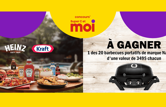 Gagnez un BBQ Portable Napoléon avec Super C!