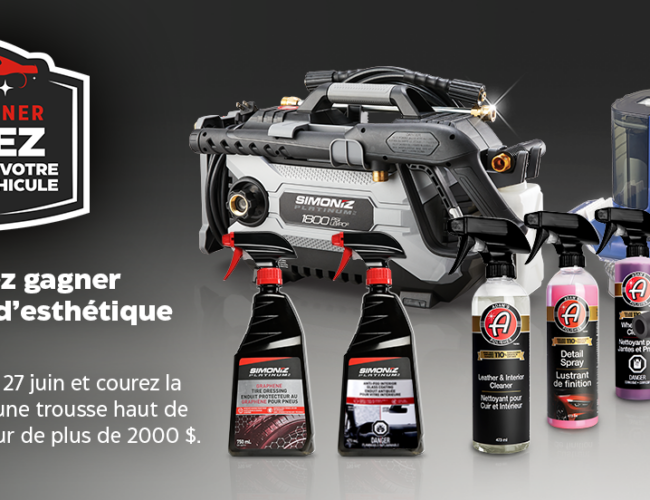 Concours Canadian Tire : Remportez une Trousse d’Esthétique Automobile de 2005$