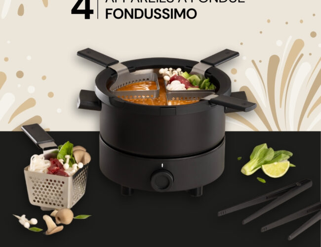 Gagnez un Appareil à Fondue Evolution Mini 3-en-1 avec Fondussimo!