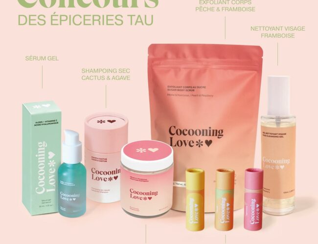 Gagnez un Ensemble de Produits Cocooning Love avec Les Marchés Tau !