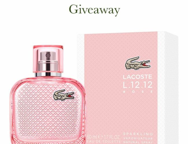 Nouveau Concours Scent Lodge : Gagnez une Eau de Toilette L.12.12 Sparkling Rose de Lacoste